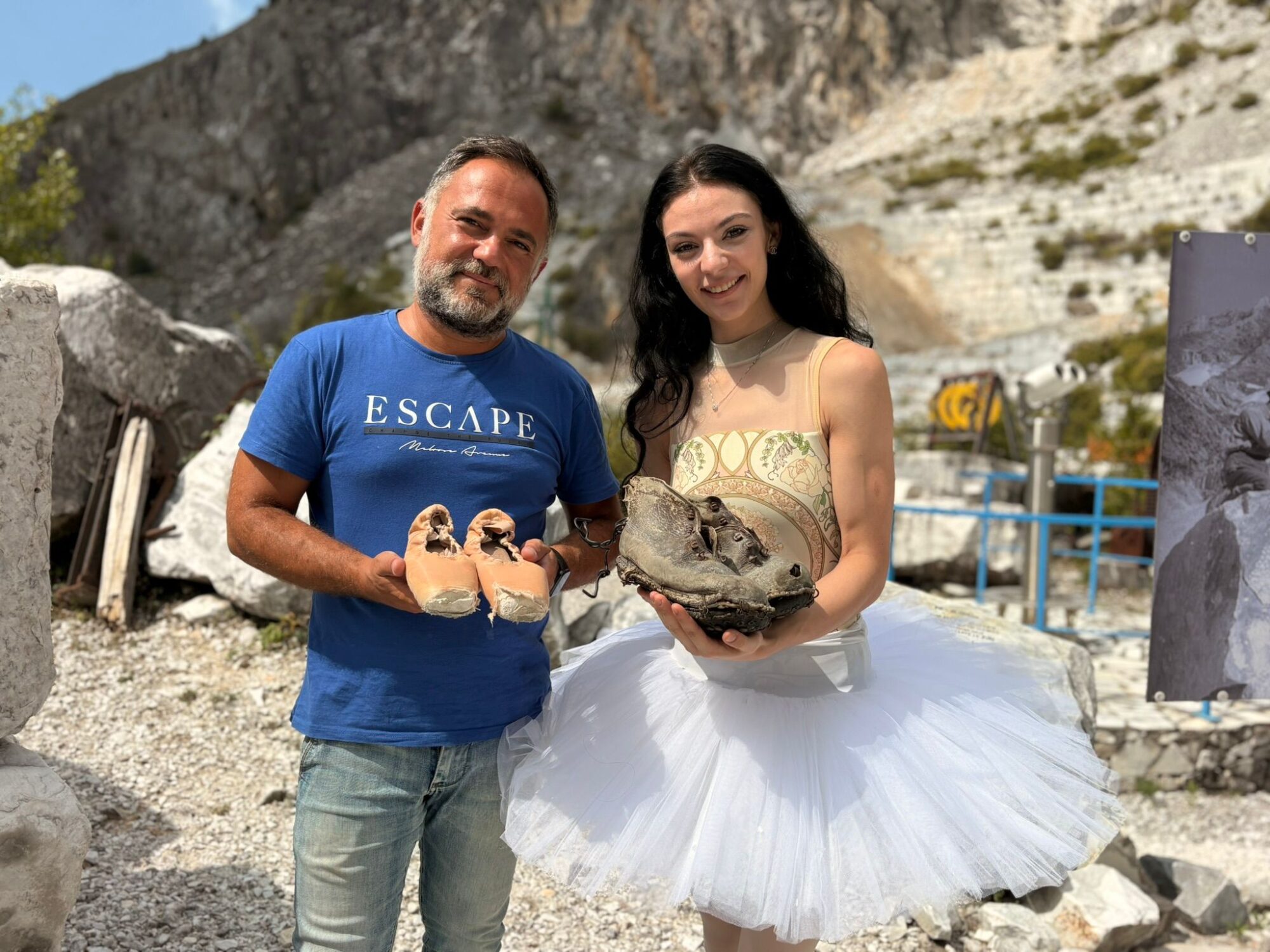 Violantedanza con Walter Danesi alla Cava Museo Fantiscritti