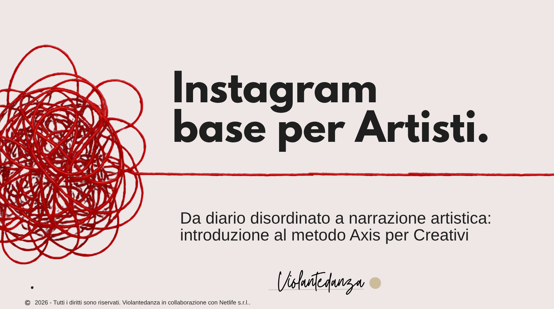 Instagram per artisti: da diario disordinato a narrazione artistica - corso base