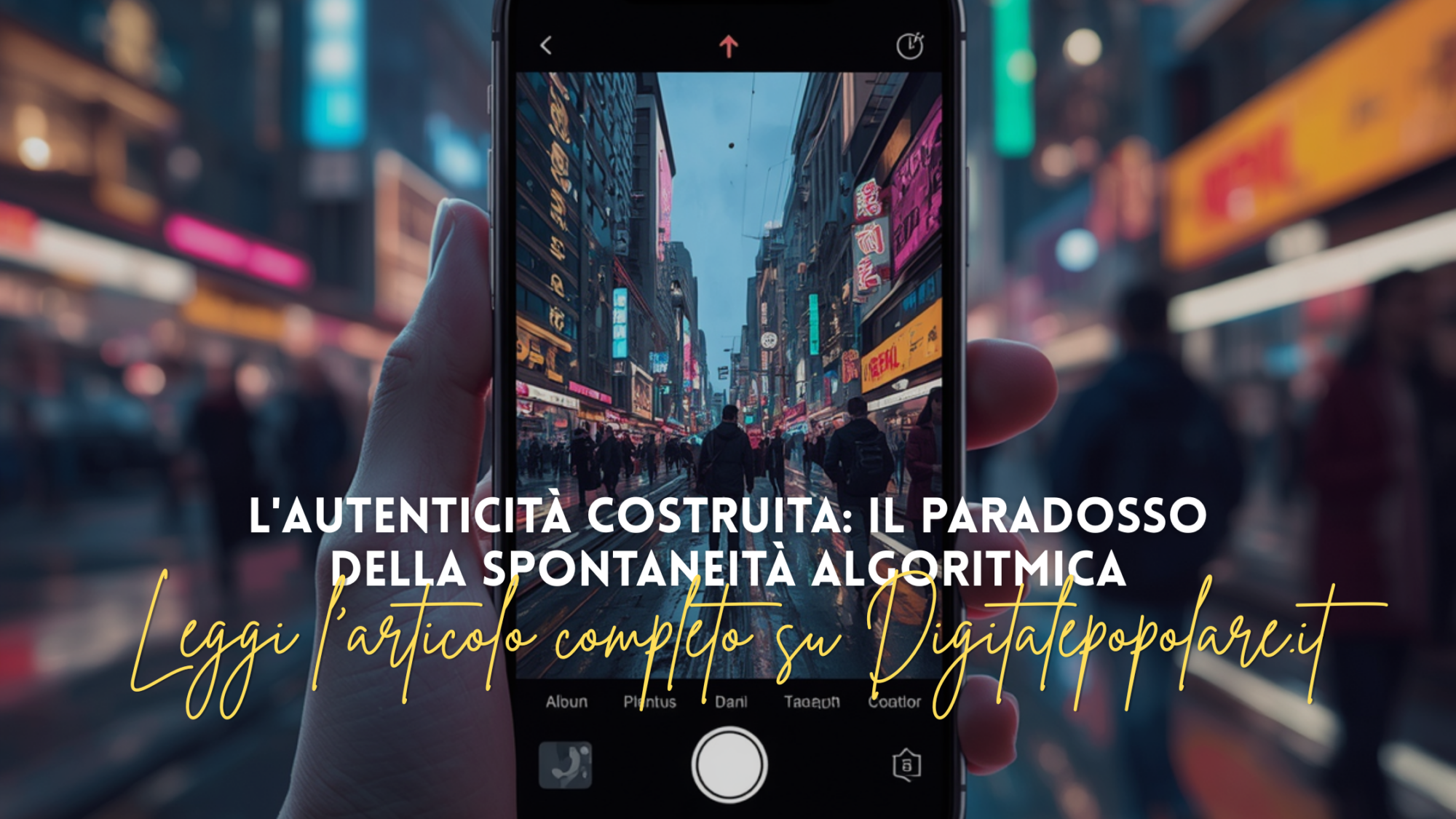 L'autenticità costruita il paradosso della spontaneità algoritmica